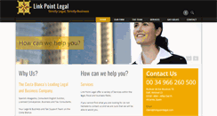 Desktop Screenshot of linkpointlegal.com